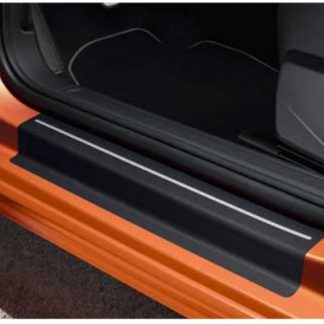 For VW Polo 5(6R,6C) Set Loading Area Protector Door Sill Black 10187-2098