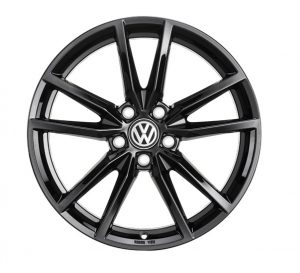 18″ Pretoria alloy wheel Set, Black Machine Gloss – Volkswagen Parts UK