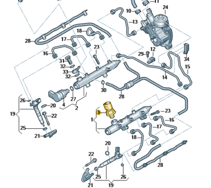Pressure Sensor 05A 906 051