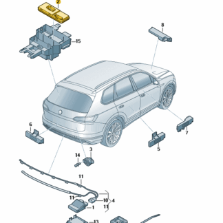 Control Unit for Tailgate - 4M0 959 107 C
