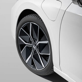 'LEEDS' Alloy Wheel Design Inserts - High Gloss Black - 5H0 071 214 D