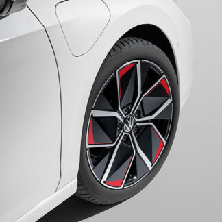 'LEEDS' Alloy Wheel Design Inserts - Red Blade - 5H0 071 214 E